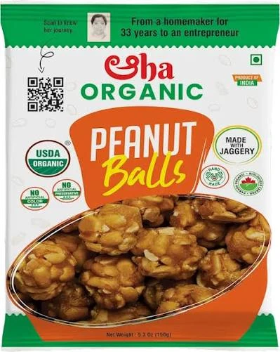 Aha Organic Peanut Balls 150 Gm