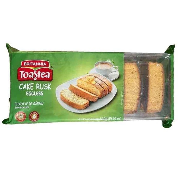 Britannia Cake Rusk Eggless 550g