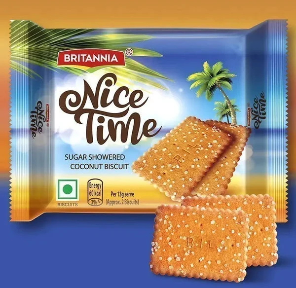 Britannia Nice Time Coconut Biscuits 150 Gm