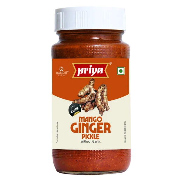 Priya Mango Ginger Pickle Without Garlic 300g