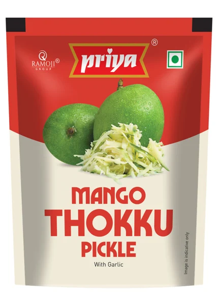 Priya Mango Thokku Pickle-40g Sachet(Pouch Pack of 10)